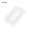 Iron on Number 0 Heat Transfer 8" White Single Number for Team Uniform, Sports T-Shirt, Football, Basketball, Baseball Pack of 5