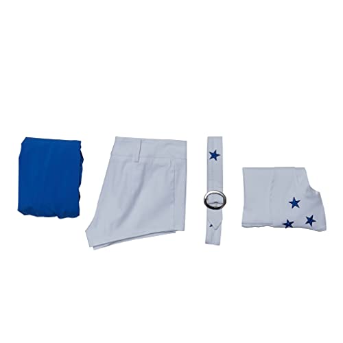 Women's Star Sexy Cheerleader Costume High School Girls Cheerleading Uniform Sports Team Two Piece Set