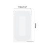 Iron on Number 0 Heat Transfer 8" White Single Number for Team Uniform, Sports T-Shirt, Football, Basketball, Baseball Pack of 5