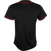 Black Custom Baseball Jersey for Men Full Button Mesh Embroidered Team Name & Numbers S-8XL