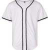 Mens Baseball Jersey Button Down Blank Solid Color Short Sleeve Shirts Hipster Hip Hop Active Team Sports Uniforms