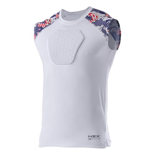 Youth Chest Protector Baseball Heart Guard Sternum Protection Compression Shirt. HEX Padded Shirt