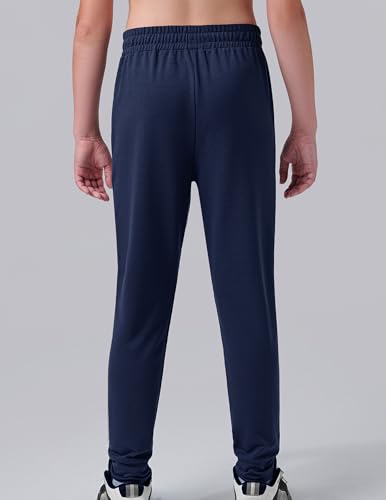 3 Pack Boys Lightweight Jogger Pants, Youth Athletic Sweatpants, Kids Toddlers Clothes Apparel