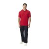 Boys' Short Sleeve Pique Polo Uniform Shirt (Standard & Husky)