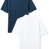 Boys and Toddlers' Short-Sleeve School Uniform Pique Polo Shirts, Multipacks