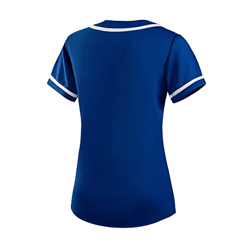 BJW80 Series Women's Baseball Jersey Softball Jersey Button Down Shirts