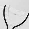 Youth Button Down Plain Baseball Jersey, Blank Softball Team Uniform, Hip Hop Hipster Short Sleeve Active Shirts