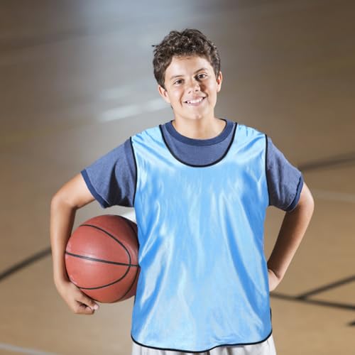 2pcs Soccer Pennies Youth Football Practice Jerseys Team Practice Vests For Child Teen Adult Mesh Vests For Soccer Basketball