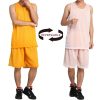 Men's Reversible Basketball Jersey Uniform Suit Blank Mensh Jersey Team Custom Basketball Shirts and Shorts