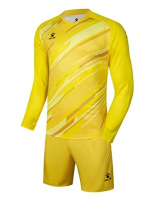 Soccer Goalkeeper Jersey Pro Set Uniform - Padded Goalkeeper Shirt Shorts Socks - Men's Goalie Jersey Adults Kids