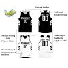 Custom Men Boy Basketball Jerseys Printed Reversible Mesh Performance Athletic Blank Team Uniforms for Sports