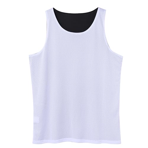 Men's Reversible Basketball Jersey Blank Mesh Jersey Team Basketball Uniforms Sport Shirts S-XXL