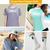 32 Sheets 462 Pieces Iron on Letters and Numbers, 8 Inch 0-9 Iron on Numbers & 2 Inch A-Z Heat Transfer Vinyl Letters for