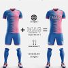 Kids Customize Soccer Jersey with Short, Boys Girls Personalized Name Team Outfit, Custom Made Futbol Uniform