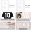 218 Pcs Heat Transfer Letters and Numbers Set - 8" & 2.5" Numbers, 2" Letters Iron on Vinyl Stickers for Clothing, Uniforms |