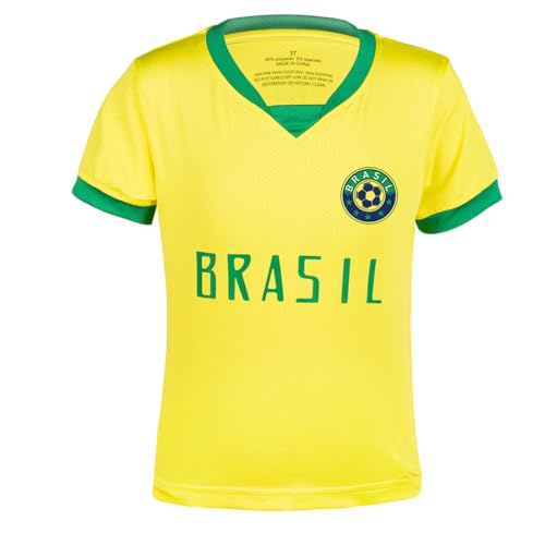 Kids Soccer Jersey Kit for Boys & Girls- Breathable & Quick-Dry - Youth Soccer Football Training Gifts (2T-14Y)
