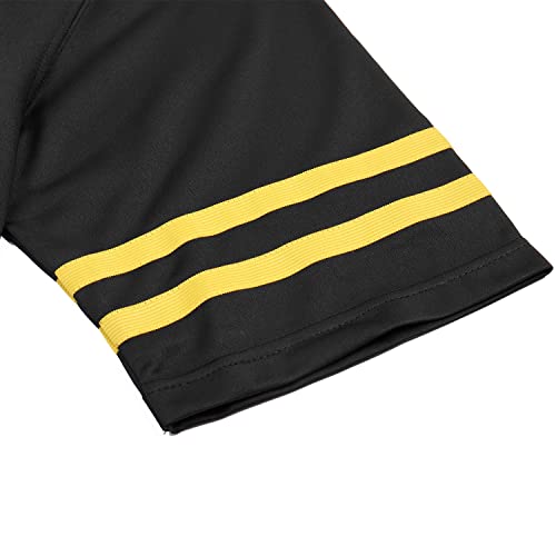 DEHANER Plain Blank Football Jerseys for Men Unisex Athletic T-Shirts Practice Sports Uniforms Outfits