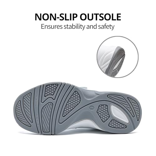 Unisex-Child Tennis Sneakers School Cheer Shoes for Boys Girls Non Slip Casual Uniform Dress Shoes for Little Kid/Big Kid