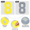 190 Pcs Iron on Letters Iron on Numbers Alphabets Fabric Stickers 8 Inch and 3 Inch Number Patches 2'' Heat Transfer Letters for
