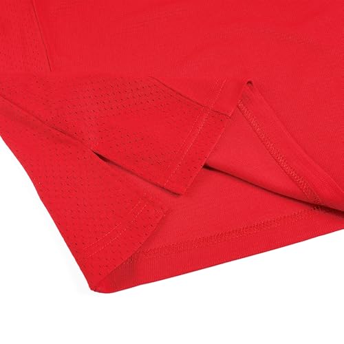 DEHANER Blank Football Jerseys for Men Unisex Workout Fitness Shirts Sports Uniform Casual Outfits