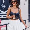 Short Pleated Skirts for Women Cheerleader School Uniform High Waist Tennis Skater Mini Skirt