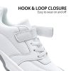 Unisex-Child Tennis Sneakers School Cheer Shoes for Boys Girls Non Slip Casual Uniform Dress Shoes for Little Kid/Big Kid