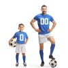 Iron on Number 0 Heat Transfer 8" White Single Number for Team Uniform, Sports T-Shirt, Football, Basketball, Baseball Pack of 5