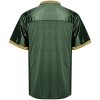 Blank Football Jerseys Mesh Athletic Football Shirt Practice Sports Uniform Black White Jersey