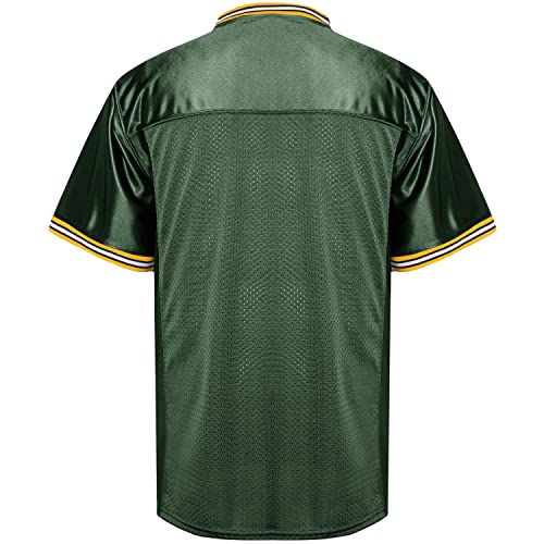 Blank Football Jerseys Mesh Athletic Football Shirt Practice Sports Uniform Black White Jersey