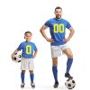 Iron on Number 5 Heat Transfer 8" Yellow Single Number for Team Uniform, Sports T-Shirt, Football, Basketball, Baseball Pack of