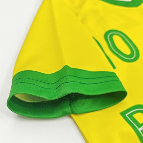 Kids' Argentina Portugal National Team Soccer Jersey Set Number 10 7, Youth Football Shirt Shorts for Training Match