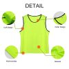 12-Pack Numbered Scrimmage Pinnies Sports Vests Team Practice Mesh Jerseys #13-24