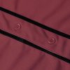 Blank Baseball Jersey, Short Sleeve Plain Jersey Shirt Sports Hip Hop for Men Women(X-Large, Claret)