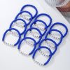 12Pcs Polymer Clay CHEER Stackable Friendship Bracelets Colorful Multilayer Heishi Surfer Clay Gold Beaded CHEER Stretch