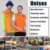 High Visibility Reflective Safety Vest Sleeveless Jacket Customize Logo Outdoor Activity Team Work Uniform