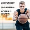 Reversible Basketball Jersey Team Set for Men with Numbers | Complete Team Set for Games or Scrimmage | Black and White |