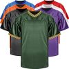 Blank Football Jerseys Mesh Athletic Football Shirt Practice Sports Uniform Black White Jersey