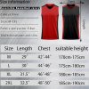 Reversible Basketball Jersey Team Athletic Scrimmage Mesh Blank Sports Uniforms S-3XL
