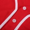 Mens Button Down Plain Baseball Jersey, Blank Softball Team Uniform, Hip Hop Hipster Short Sleeve Active Shirts