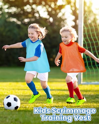 36 Pcs Pennies for Sports Youth Football Practice Jersey Adult Basketball Soccer Hockey Pinnies Kids Scrimmage Jerseys