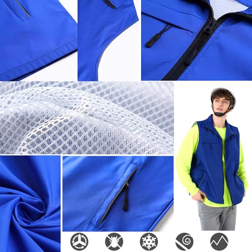 High Visibility Reflective Safety Vest Sleeveless Jacket Customize Logo Outdoor Activity Team Work Uniform