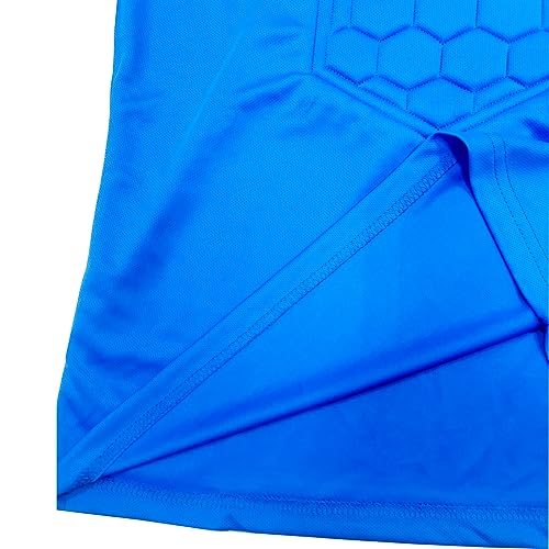 Youth Boys Goalkeeper Soccer Jersey Kids Long Sleeve Soccer Uniform Padded Goalkeeper Shirt Tops