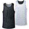 Men's Reversible Basketball Jersey Blank Mensh Jersey Team Uniform Custom Basketball Shirts XS-XXL