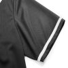 Womens Baseball Jersey Button Down Softball Jersey Short Sleeve Tee Hip Hop Shirt Active Team Sports Uniforms