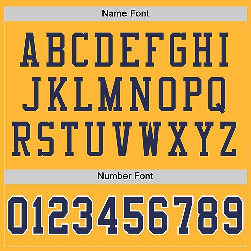 Custom Football Jersey Uniform, Gold Collection, Personalized Stitched Printed Team Name, Number for Men Women Youth