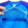 Youth Boys Goalkeeper Soccer Jersey Kids Long Sleeve Soccer Uniform Padded Goalkeeper Shirt Tops
