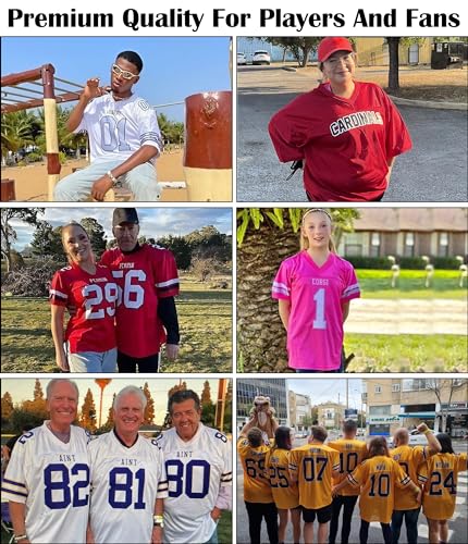 Custom Men Women Youth Blank Practice Football Jersey Uniform Athletic Sports Shirt Personalized Stitched Printed Name Number