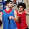 48 Pcs Pinnies for Sports Double Soccer Penny Soccer Pinnies Scrimmage Vests Mesh Basketball Team Practice Jersey