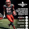 Defender Adult Padded Football Shirt - Football Rib Protector with Shoulder & Spine Football Pads, 5-Pad Football Compression