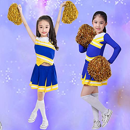 Little Girls' 2 Piece High School Cheerleading Uniform Costume Complete Outfit Cosplay Fancy Dress